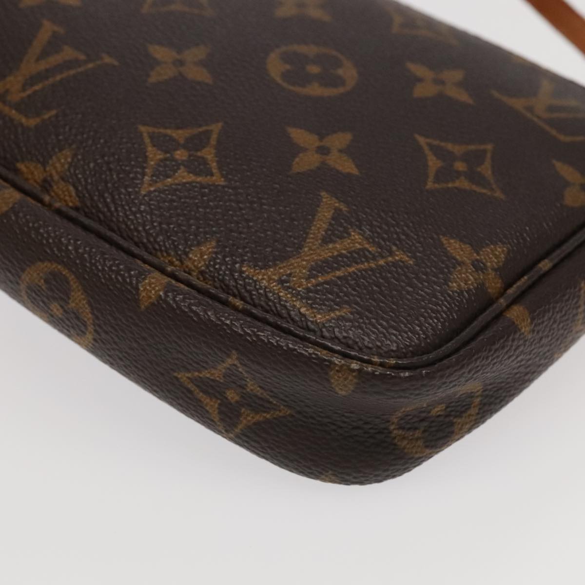 LOUIS VUITTON Monogram Pochette Accessoires Pouch M51980 LV Auth 97549