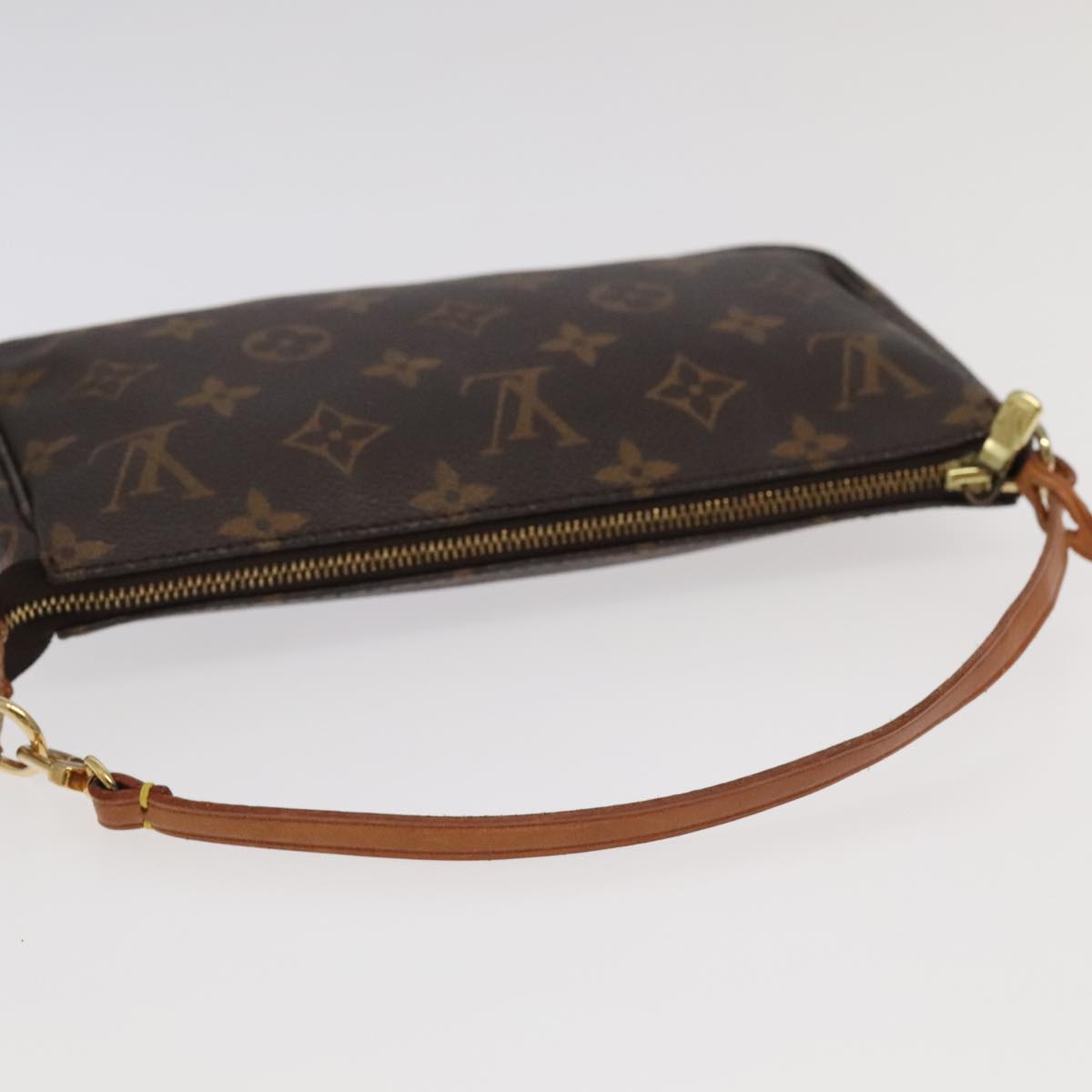 LOUIS VUITTON Monogram Pochette Accessoires Pouch M51980 LV Auth 97549