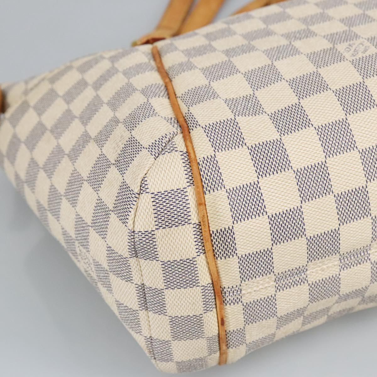 LOUIS VUITTON Damier Azur Totally PM Tote Bag N41280 LV Auth 97559