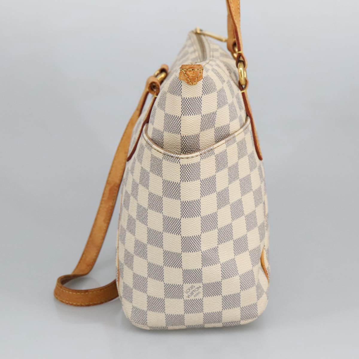 LOUIS VUITTON Damier Azur Totally PM Tote Bag N41280 LV Auth 97559