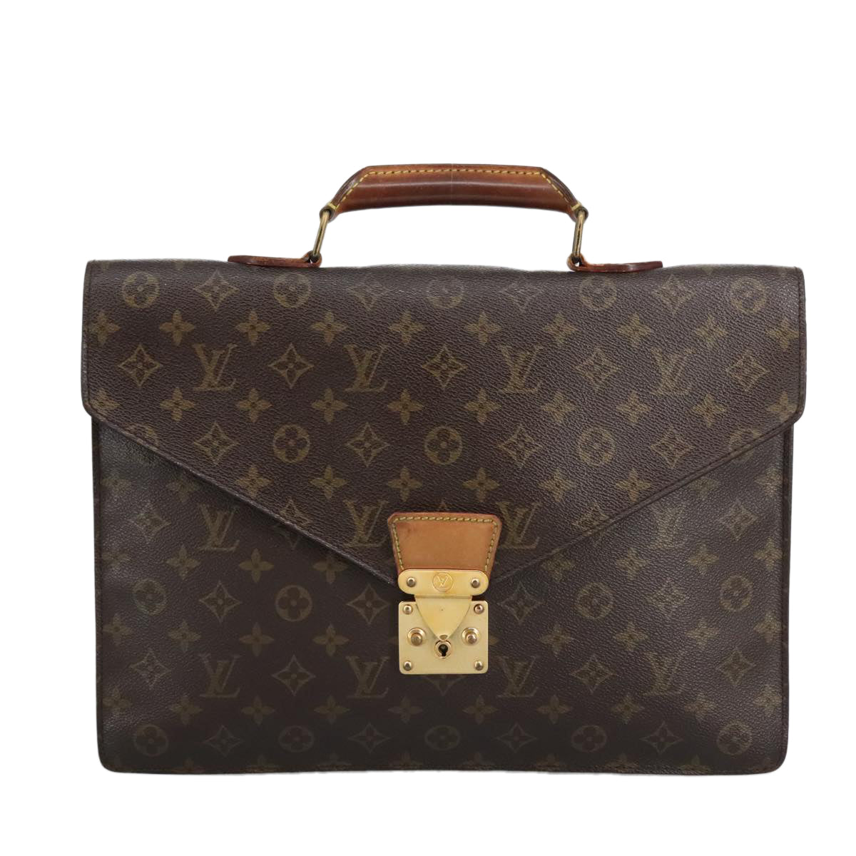 LOUIS VUITTON Monogram Serviette Conseiller Briefcase M53331 LV Auth 97584