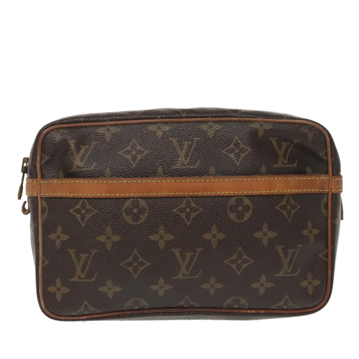 LOUIS VUITTON Monogram Compiegne 23 Clutch Bag M51847 LV Auth 97596