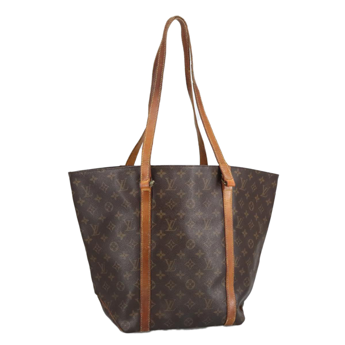 LOUIS VUITTON Monogram Sac Shopping Tote Bag M51108 LV Auth 97608