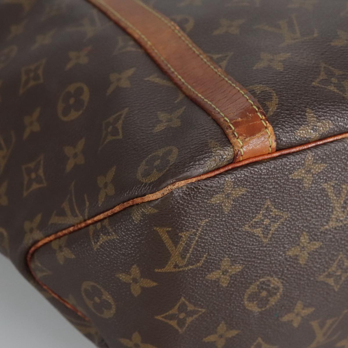 LOUIS VUITTON Monogram Sac Shopping Tote Bag M51108 LV Auth 97608