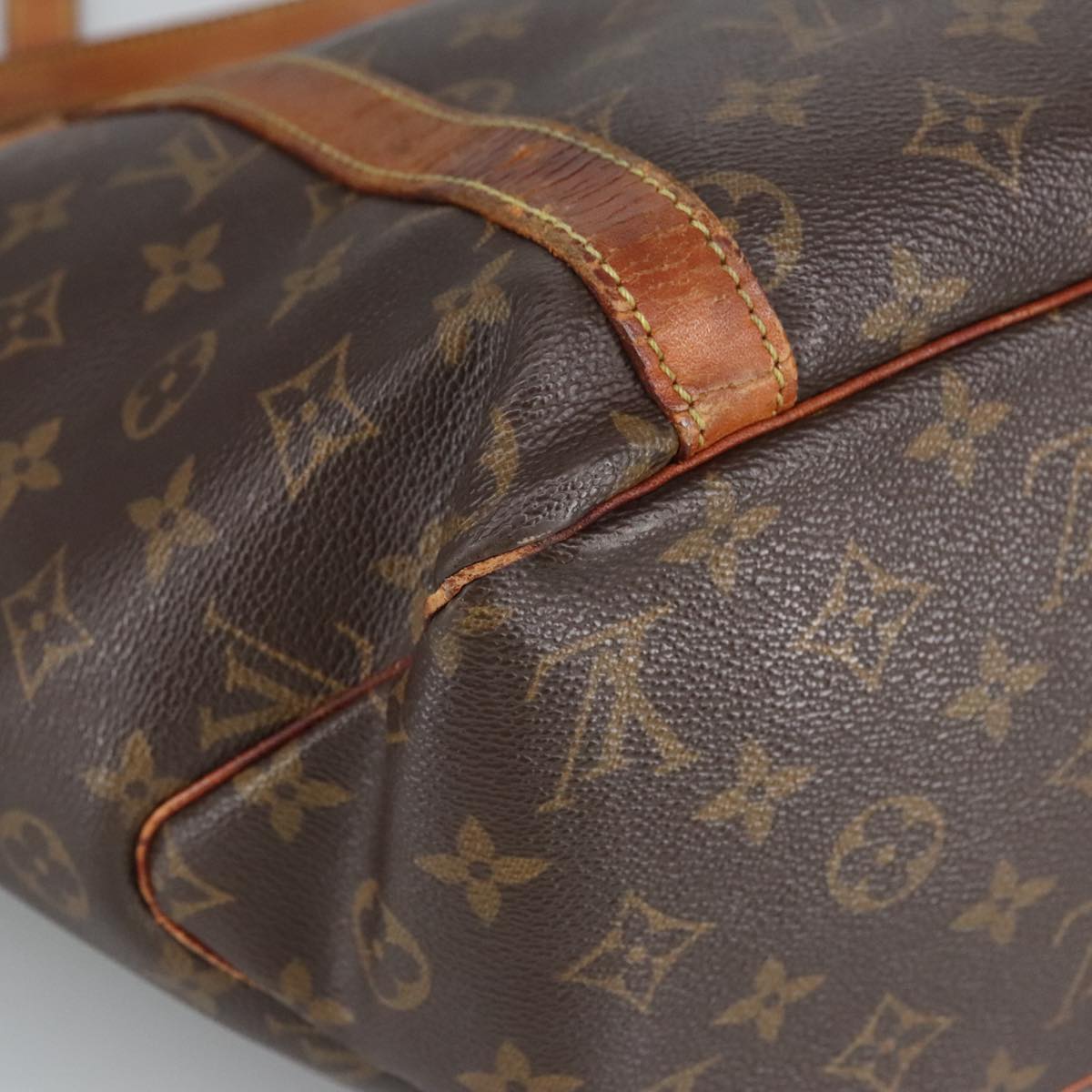 LOUIS VUITTON Monogram Sac Shopping Tote Bag M51108 LV Auth 97608