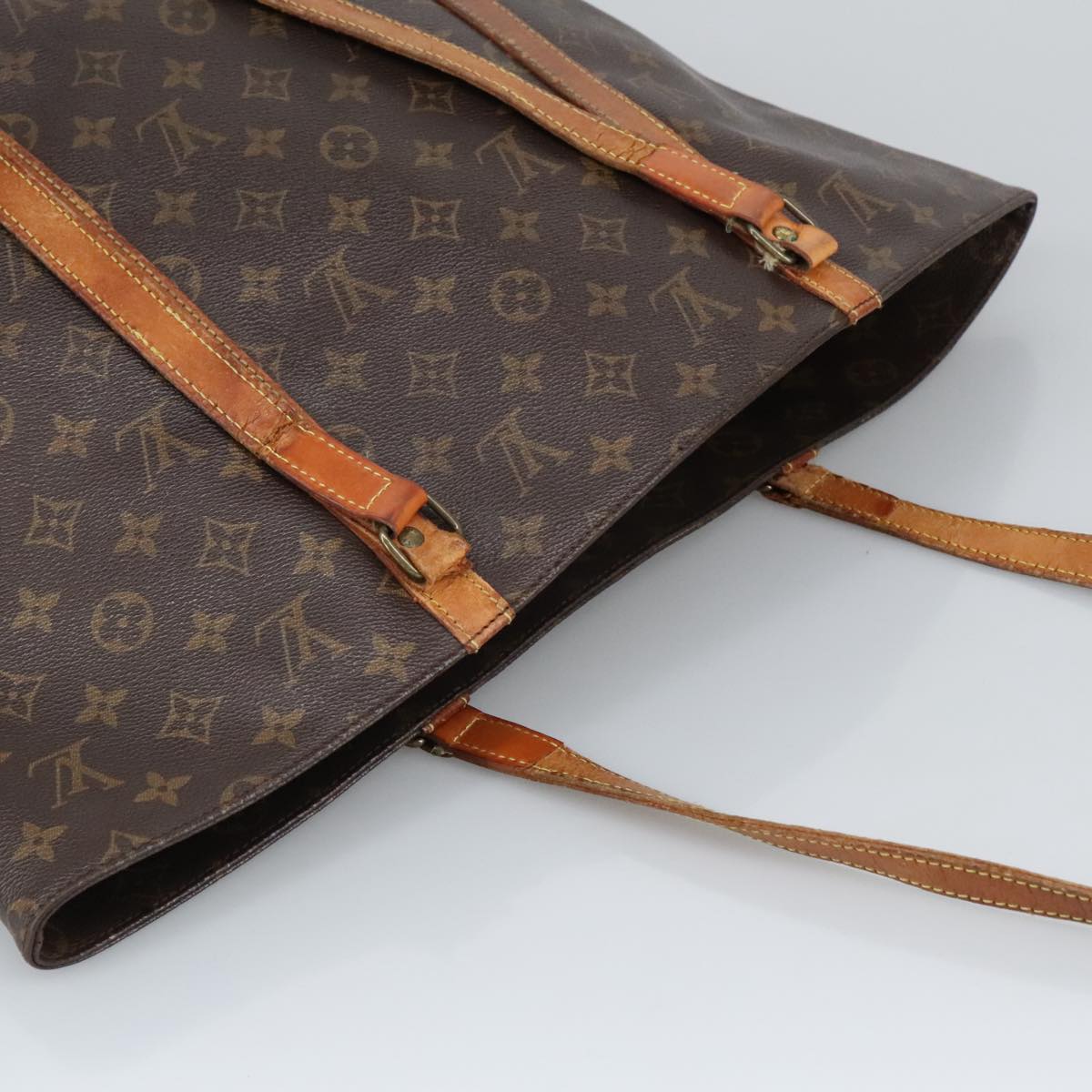 LOUIS VUITTON Monogram Sac Shopping Tote Bag M51108 LV Auth 97608