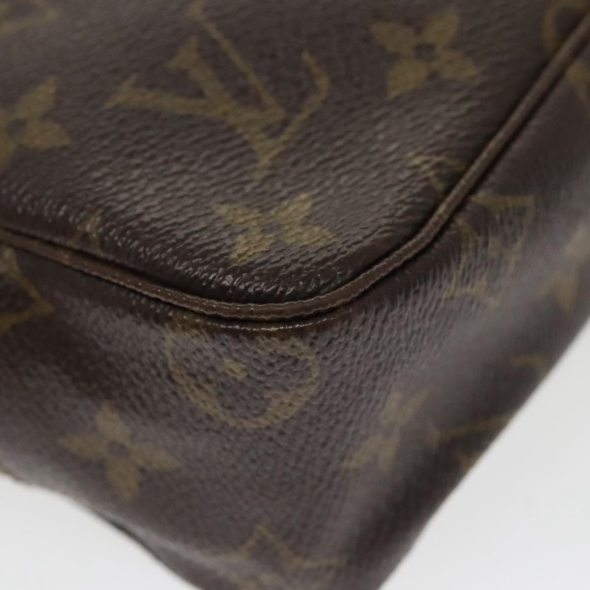 LOUIS VUITTON Monogram Trousse Toilette 23 Clutch Bag Vintage M47524 Auth 97642