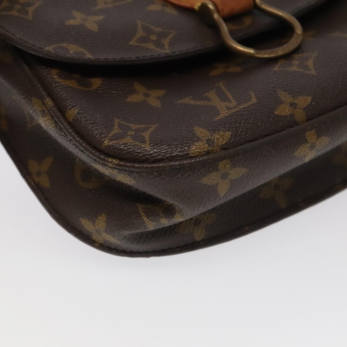 LOUIS VUITTON Monogram Saint Cloud MM Shoulder Bag M51243 LV Auth 97645