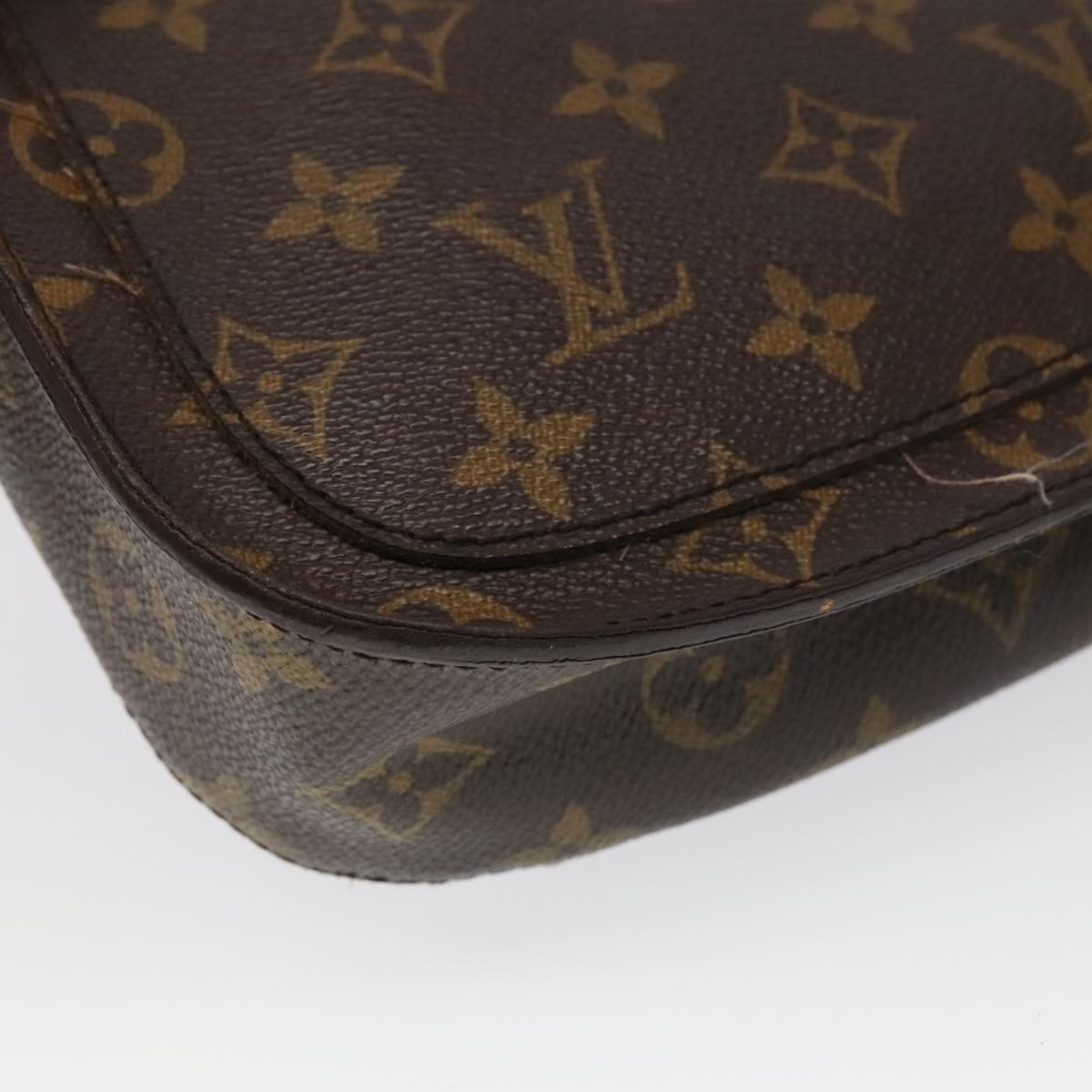 LOUIS VUITTON Monogram Saint Cloud MM Shoulder Bag M51243 LV Auth 97645