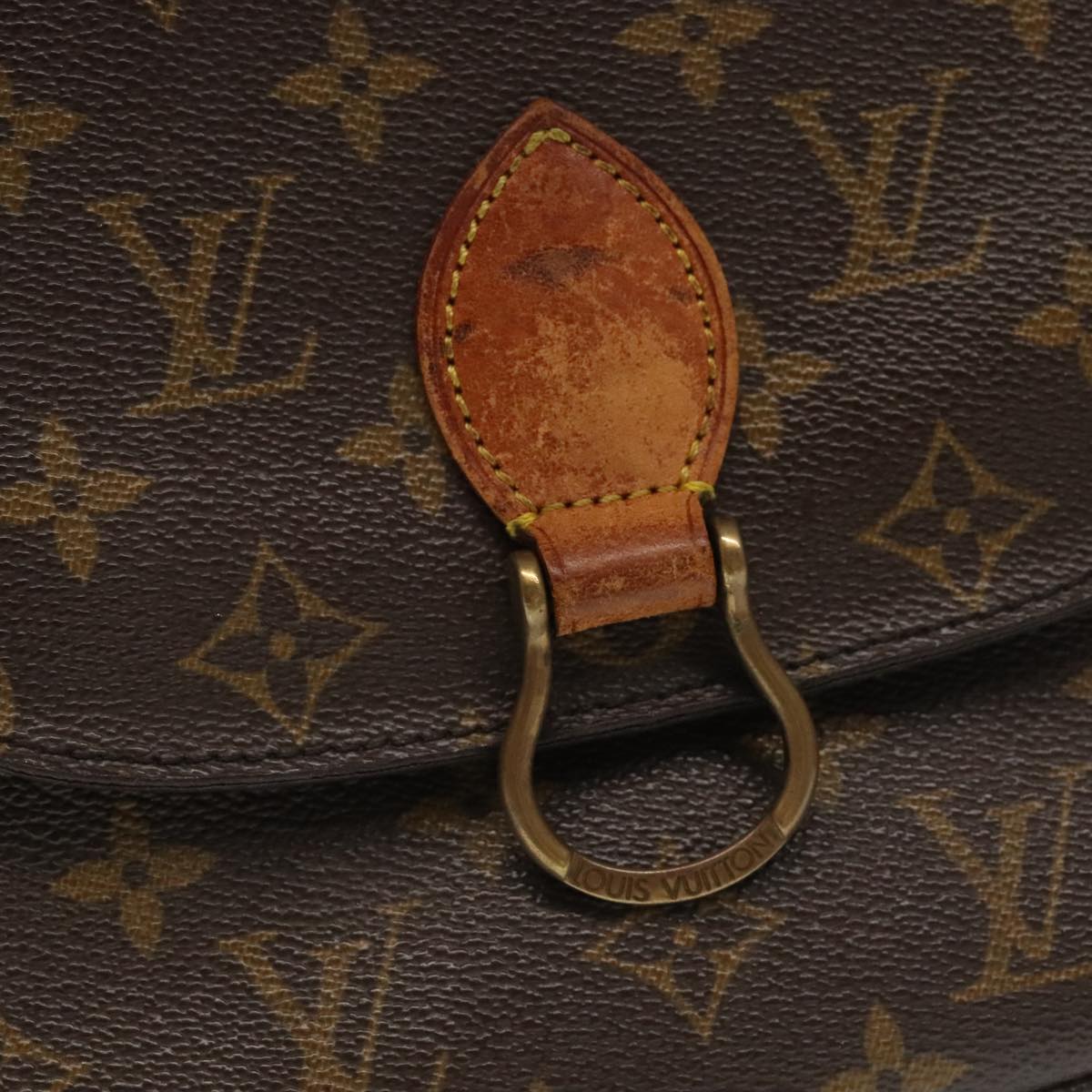 LOUIS VUITTON Monogram Saint Cloud MM Shoulder Bag M51243 LV Auth 97645