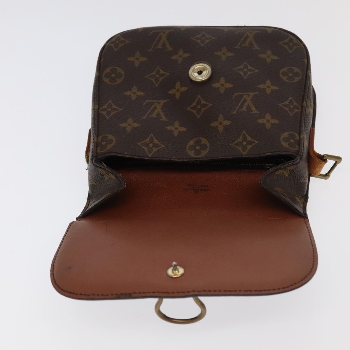 LOUIS VUITTON Monogram Saint Cloud MM Shoulder Bag M51243 LV Auth 97645