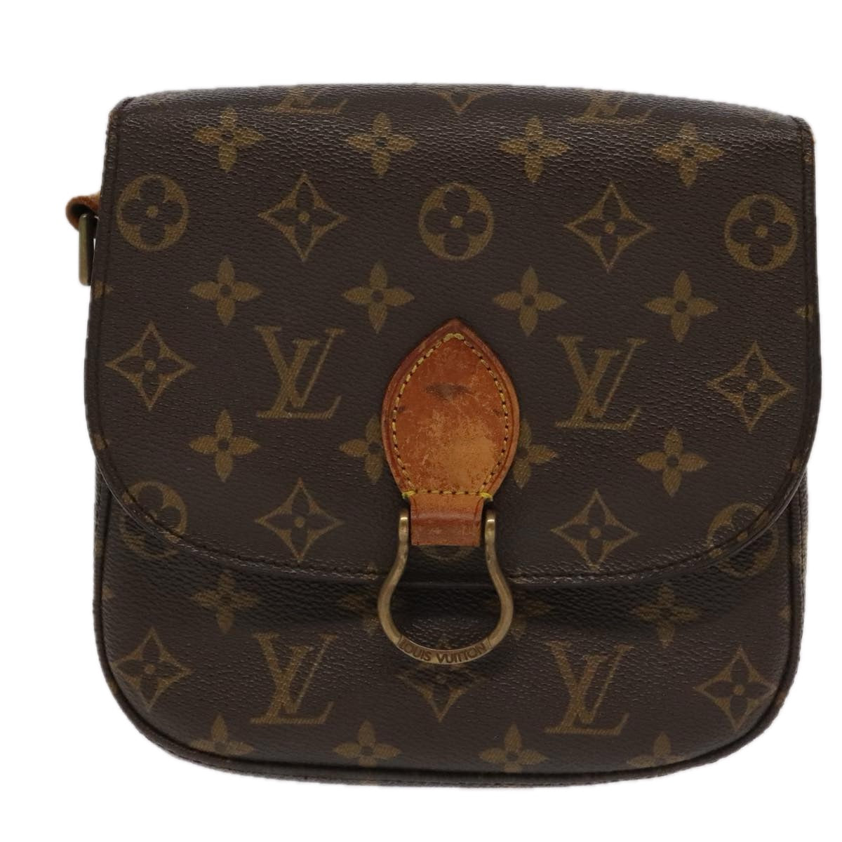 LOUIS VUITTON Monogram Saint Cloud MM Shoulder Bag M51243 LV Auth 97645