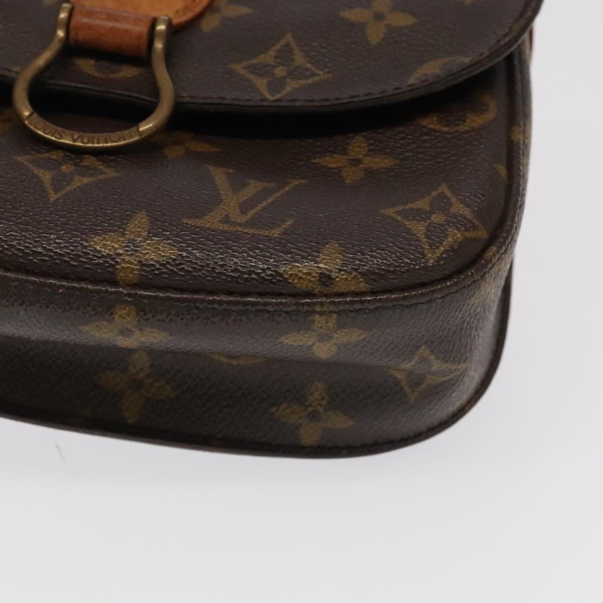 LOUIS VUITTON Monogram Saint Cloud MM Shoulder Bag M51243 LV Auth 97645