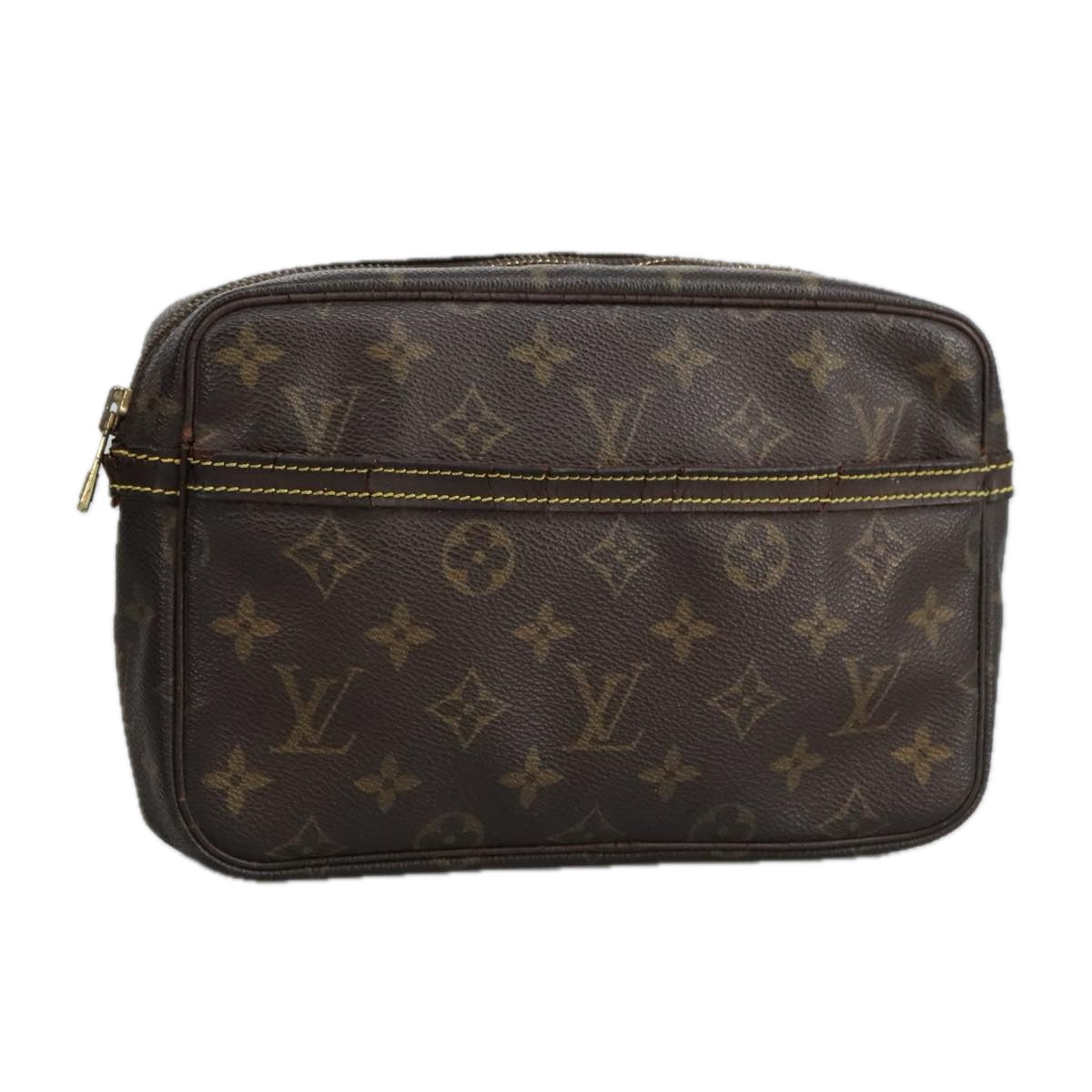 LOUIS VUITTON Monogram Compiegne 23 Clutch Bag M51847 LV Auth 97652