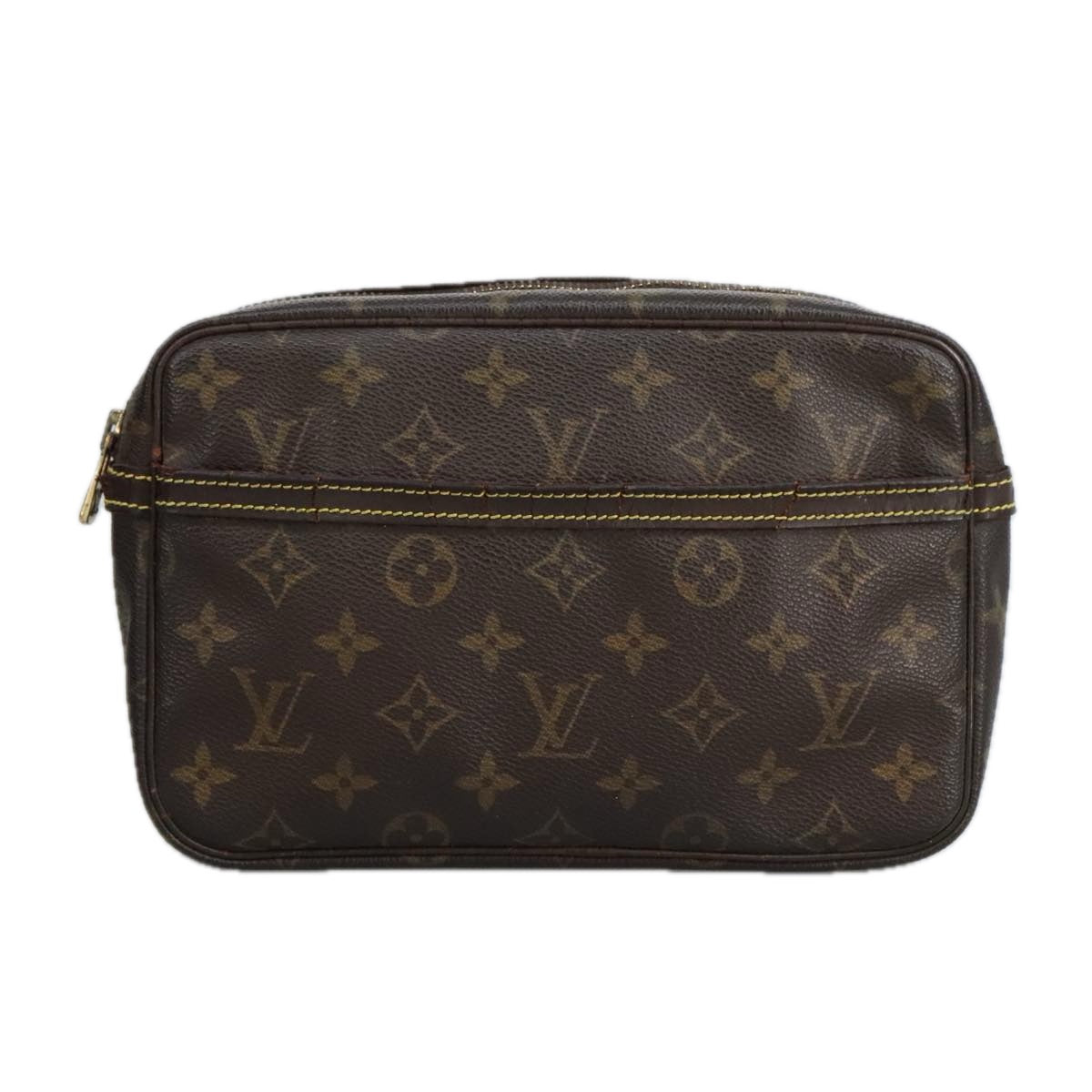 LOUIS VUITTON Monogram Compiegne 23 Clutch Bag M51847 LV Auth 97652