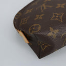 LOUIS VUITTON Monogram Pochette Cosmetic PM Cosmetic Pouch M47515 LV Auth 97655-16