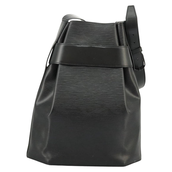LOUIS VUITTON Epi Sac Depaule GM Shoulder Bag Black M80155 LV Auth 97666