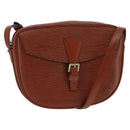LOUIS VUITTON Epi Jeune FilleMM Shoulder Bag Brown M52153 LV Auth 97688-1