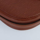 LOUIS VUITTON Epi Jeune FilleMM Shoulder Bag Brown M52153 LV Auth 97688-15