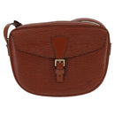 LOUIS VUITTON Epi Jeune FilleMM Shoulder Bag Brown M52153 LV Auth 97688-13