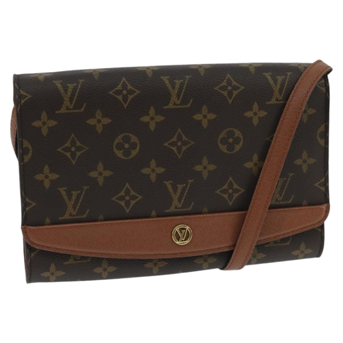 LOUIS VUITTON Monogram Bordeaux 24 Shoulder Bag M51798 LV Auth 97695