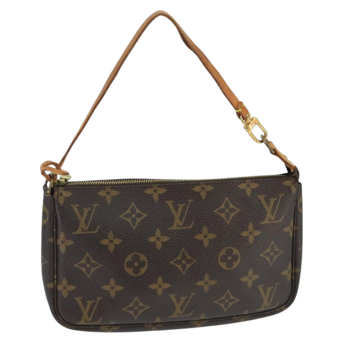 LOUIS VUITTON Monogram Pochette Accessoires Pouch M51980 LV Auth 97719