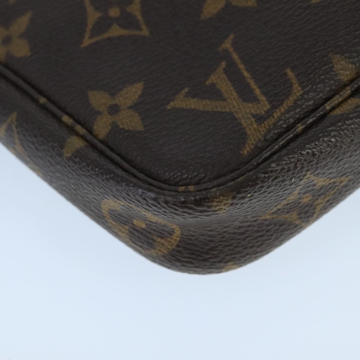 LOUIS VUITTON Monogram Pochette Accessoires Pouch M51980 LV Auth 97719