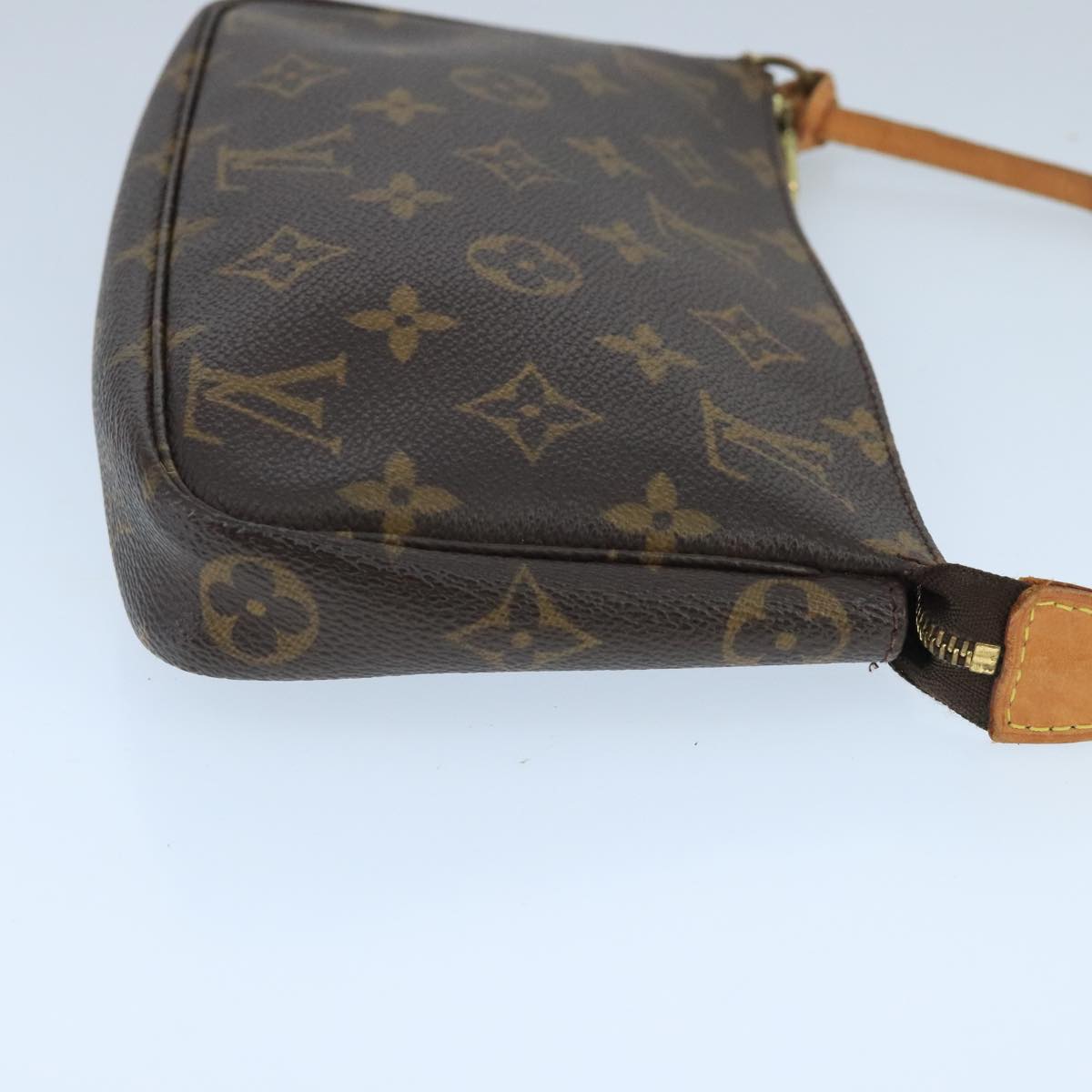 LOUIS VUITTON Monogram Pochette Accessoires Pouch M51980 LV Auth 97719