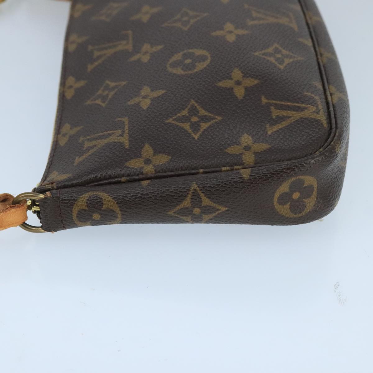 LOUIS VUITTON Monogram Pochette Accessoires Pouch M51980 LV Auth 97719