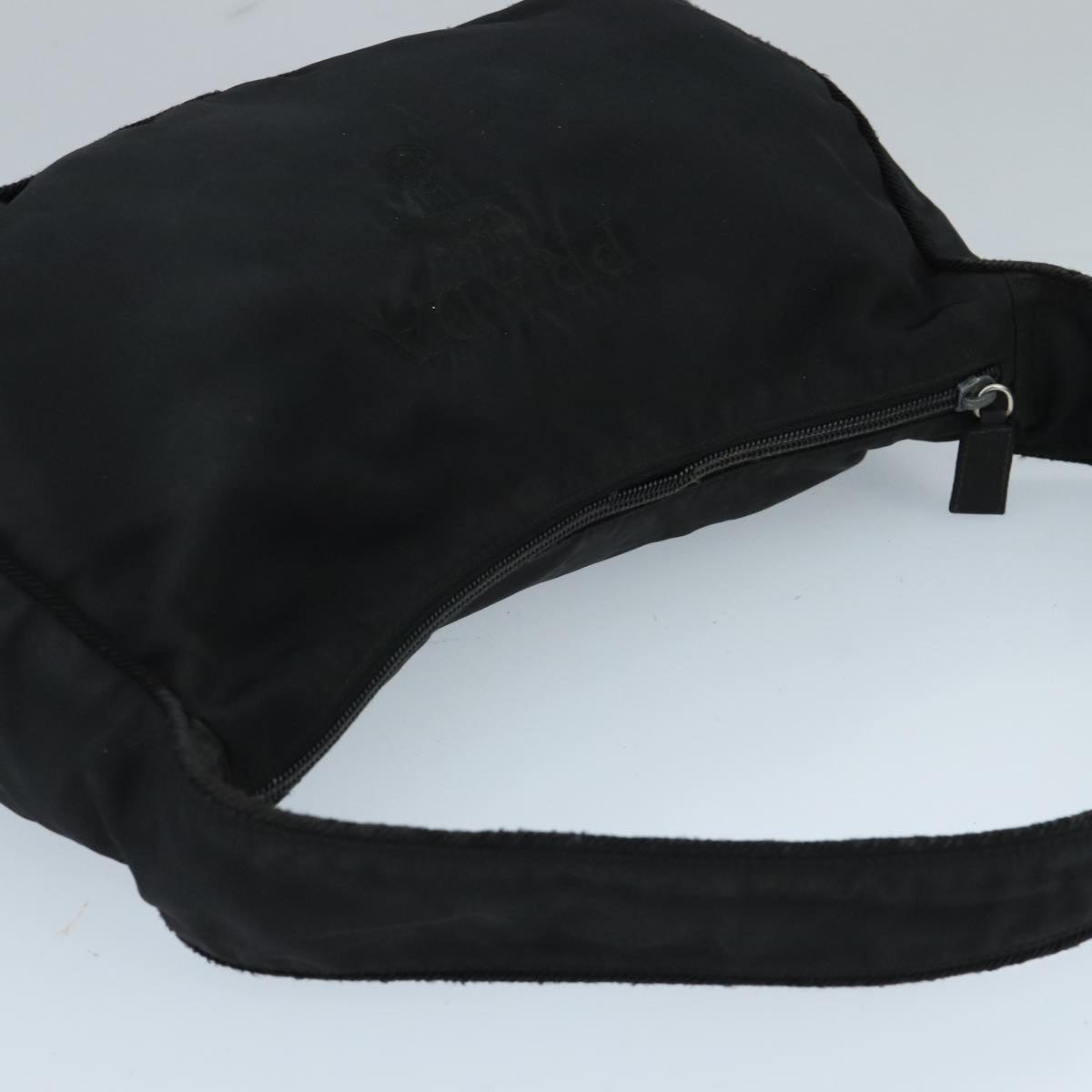 PRADA Shoulder Bag Nylon Black Auth 97722