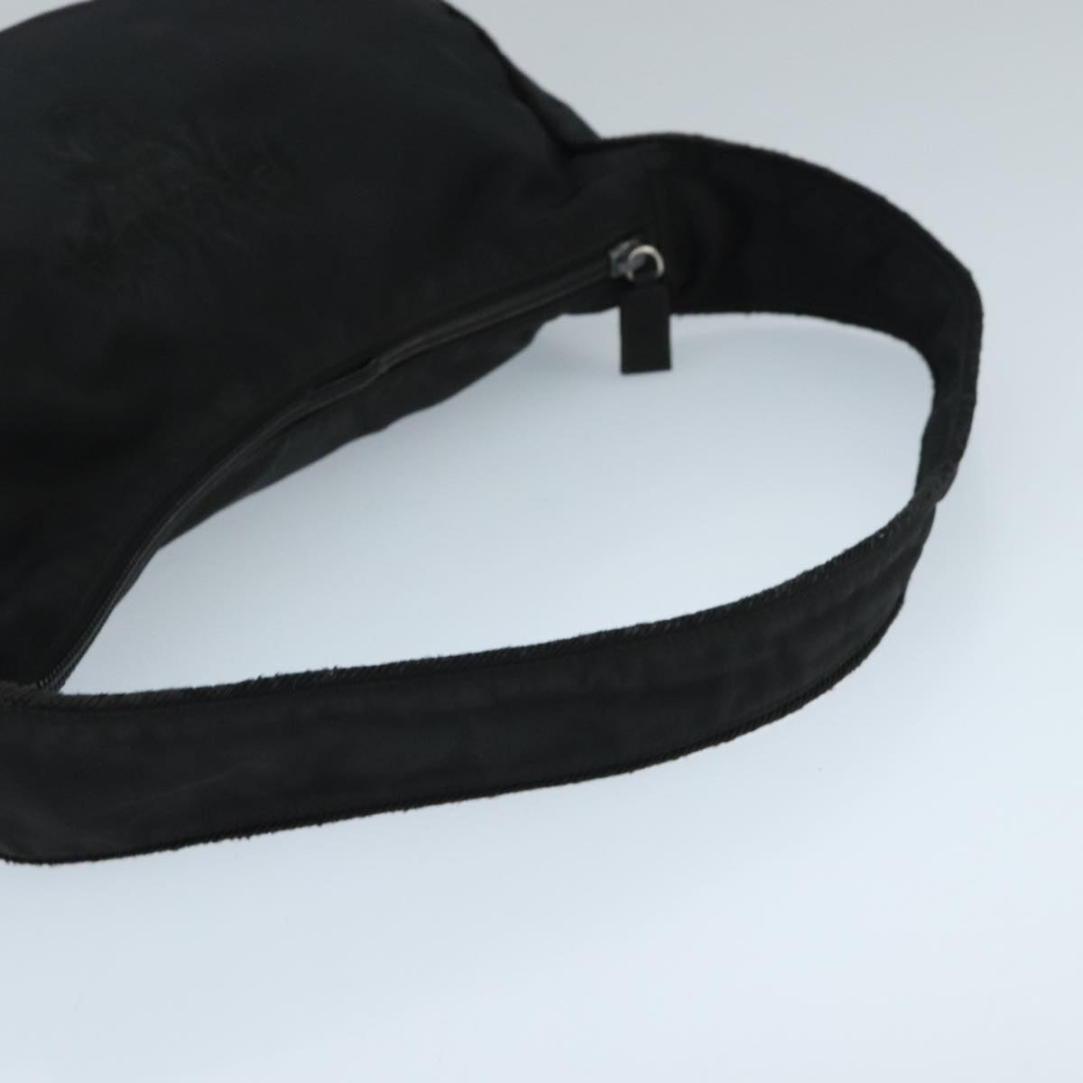 PRADA Shoulder Bag Nylon Black Auth 97722