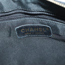 CHANEL Matelasse COCO Mark Chain Shoulder Bag Caviar Skin Black CC Auth 97733A-18