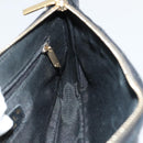 CHANEL Matelasse COCO Mark Chain Shoulder Bag Caviar Skin Black CC Auth 97733A-19