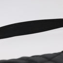 CHANEL Matelasse COCO Mark Chain Shoulder Bag Caviar Skin Black CC Auth 97733A-14