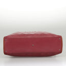 CHANEL Matelasse Boston Bag Caviar Skin Red CC Auth 97743-5