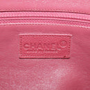 CHANEL Matelasse Boston Bag Caviar Skin Red CC Auth 97743-22