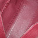 CHANEL Matelasse Boston Bag Caviar Skin Red CC Auth 97743-10