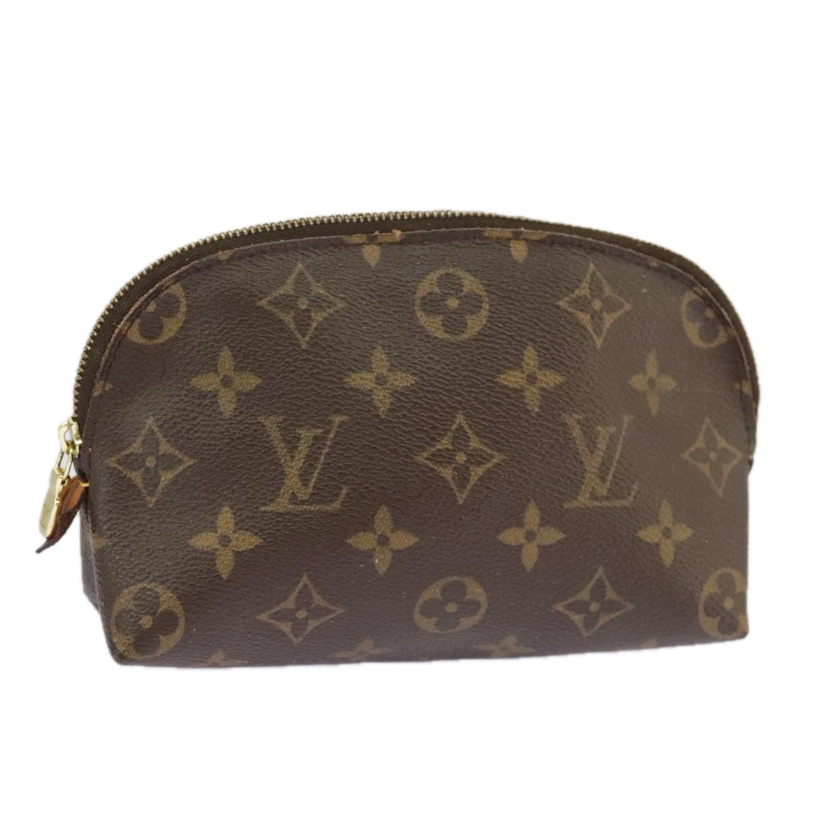 LOUIS VUITTON Monogram Pochette Cosmetic PM Cosmetic Pouch M47515 LV Auth 97745