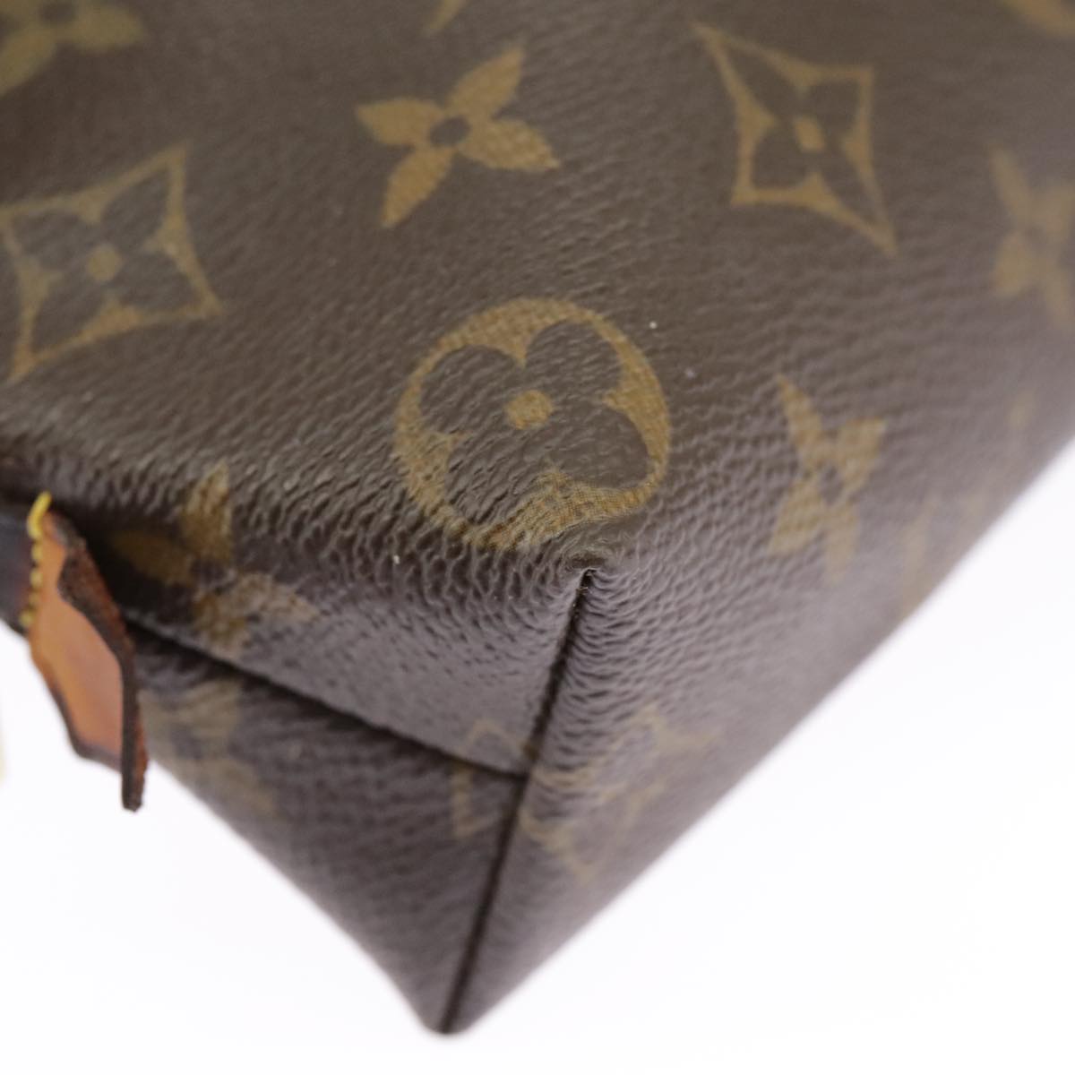 LOUIS VUITTON Monogram Pochette Cosmetic PM Cosmetic Pouch M47515 LV Auth 97745