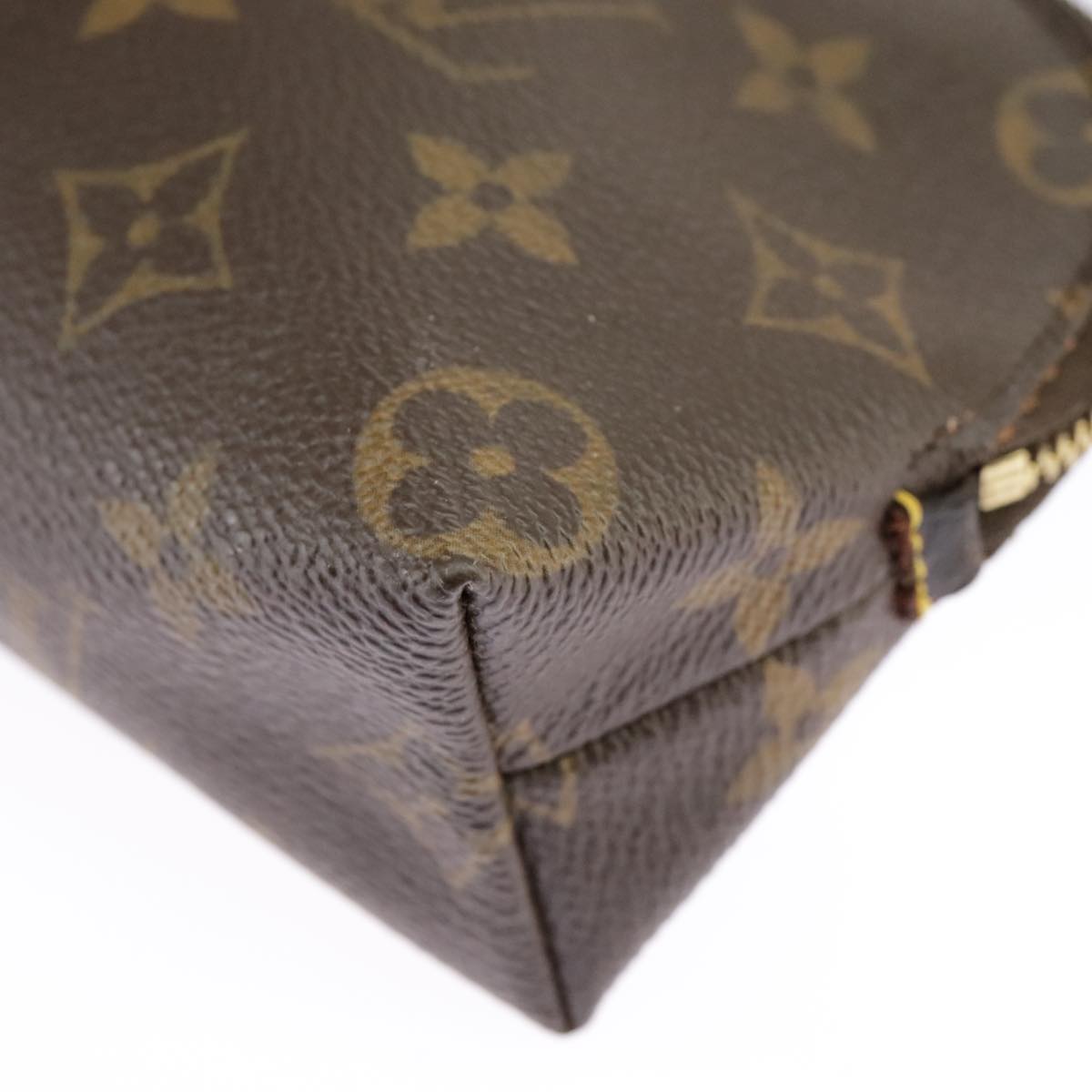 LOUIS VUITTON Monogram Pochette Cosmetic PM Cosmetic Pouch M47515 LV Auth 97745