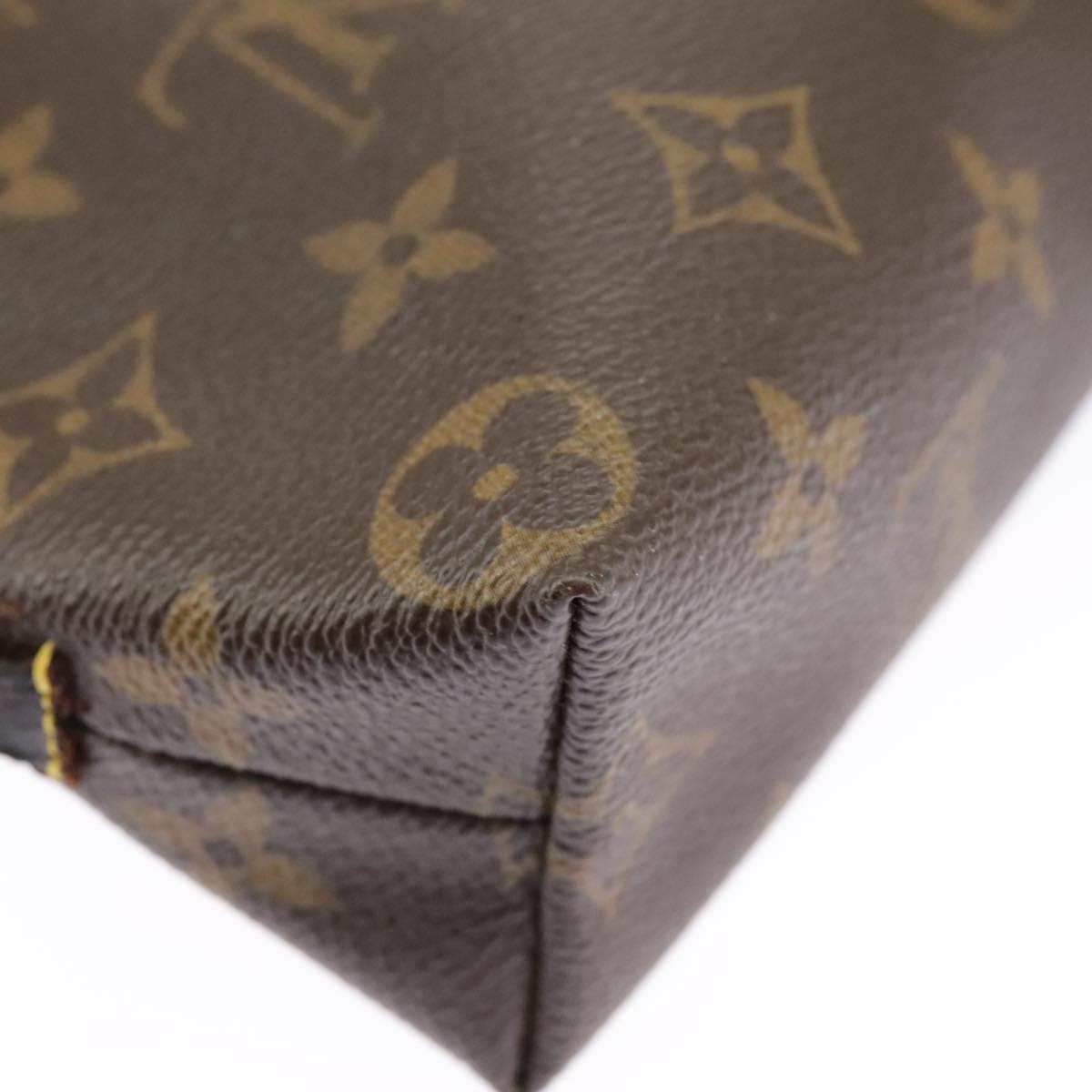 LOUIS VUITTON Monogram Pochette Cosmetic PM Cosmetic Pouch M47515 LV Auth 97745