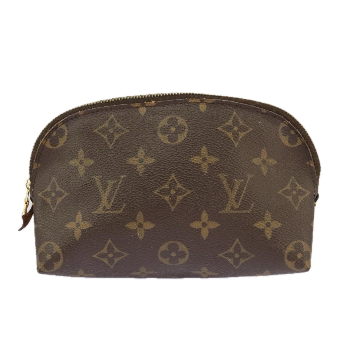 LOUIS VUITTON Monogram Pochette Cosmetic PM Cosmetic Pouch M47515 LV Auth 97745