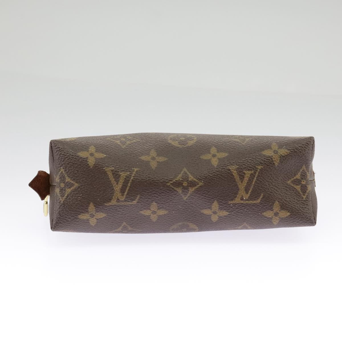 LOUIS VUITTON Monogram Pochette Cosmetic PM Cosmetic Pouch M47515 LV Auth 97745