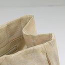 CHANEL New Travel line Tote Bag Nylon Beige Gold CC Auth 97753-19