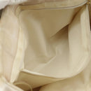 CHANEL New Travel line Tote Bag Nylon Beige Gold CC Auth 97753-26
