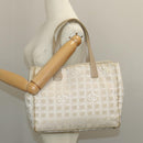 CHANEL New Travel line Tote Bag Nylon Beige Gold CC Auth 97753-27