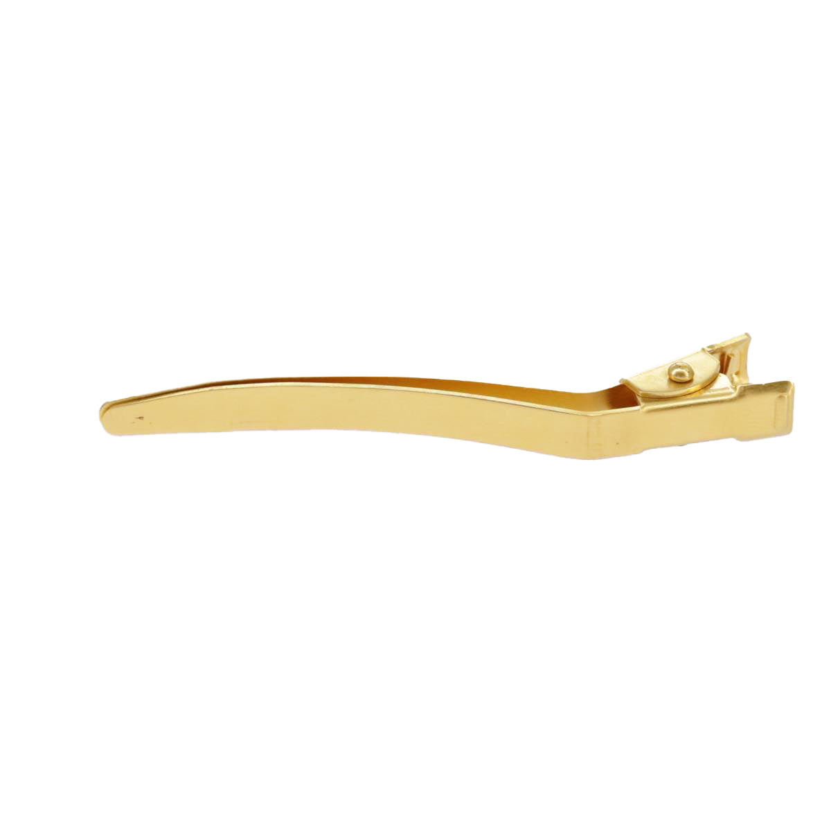 CHANEL Barrette metal Gold CC Auth 97761