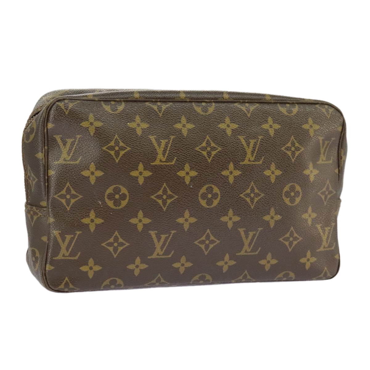 LOUIS VUITTON Monogram Trousse Toilette 28 Clutch Bag Vintage M47522 Auth 97765