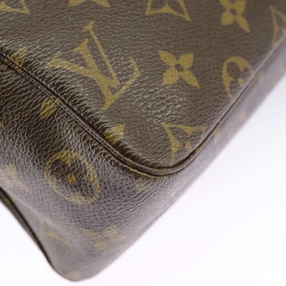 LOUIS VUITTON Monogram Trousse Toilette 28 Clutch Bag Vintage M47522 Auth 97765