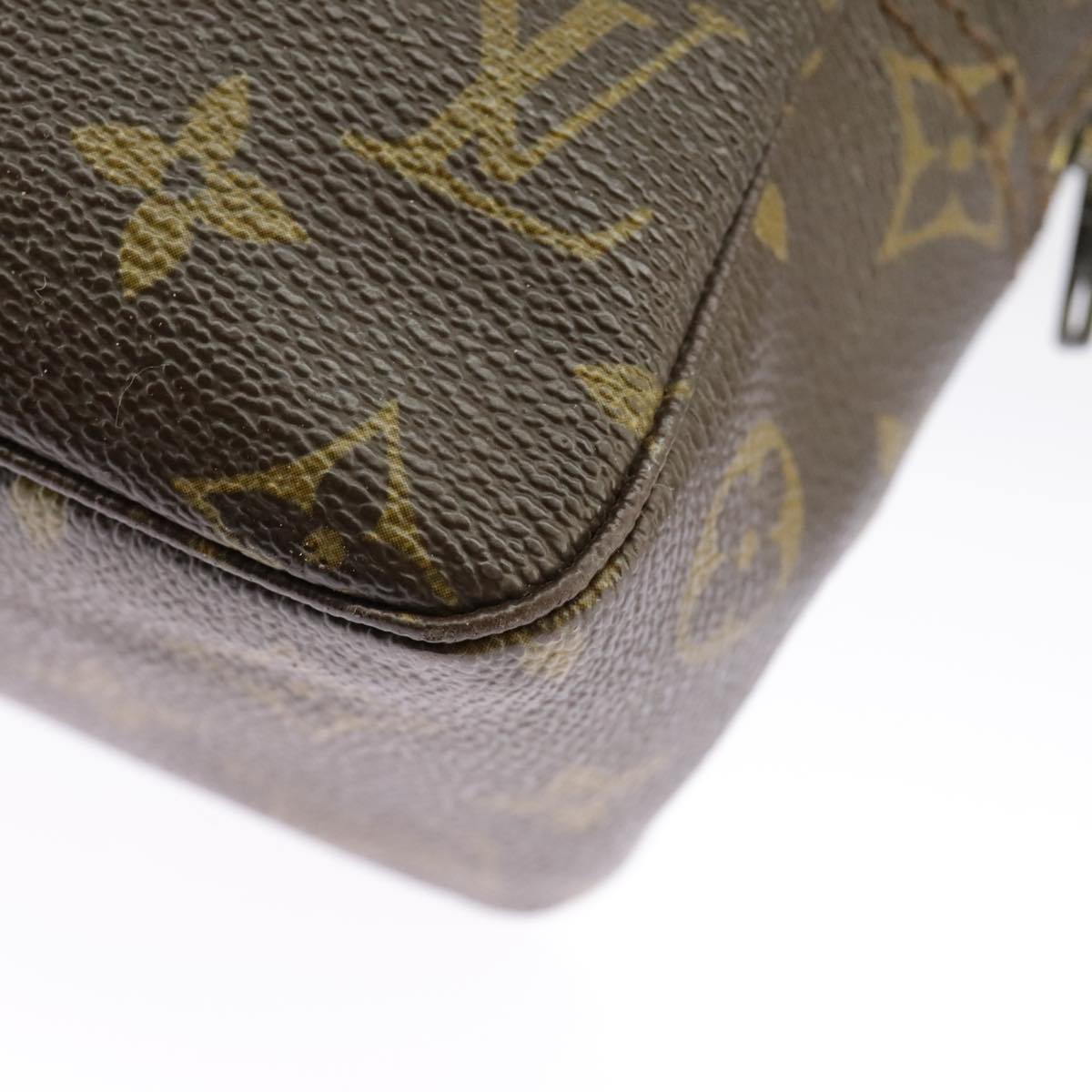 LOUIS VUITTON Monogram Trousse Toilette 28 Clutch Bag Vintage M47522 Auth 97765